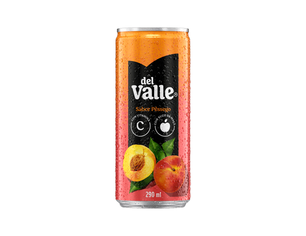 SUCO DEL VALLE PÊSSEGO LATA 290 ML (PCT 6 LT)